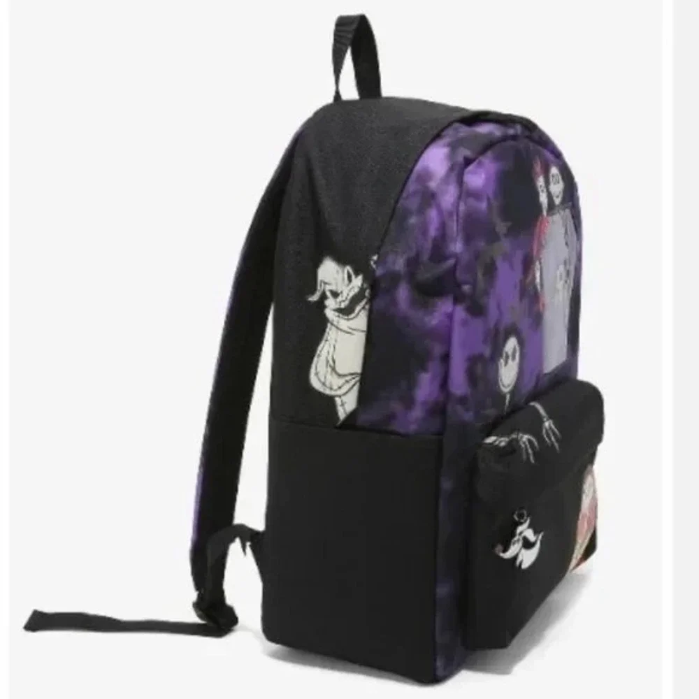 Disney The Nightmare Before Christmas‎ Purple Wash Pin Collector Backpack
